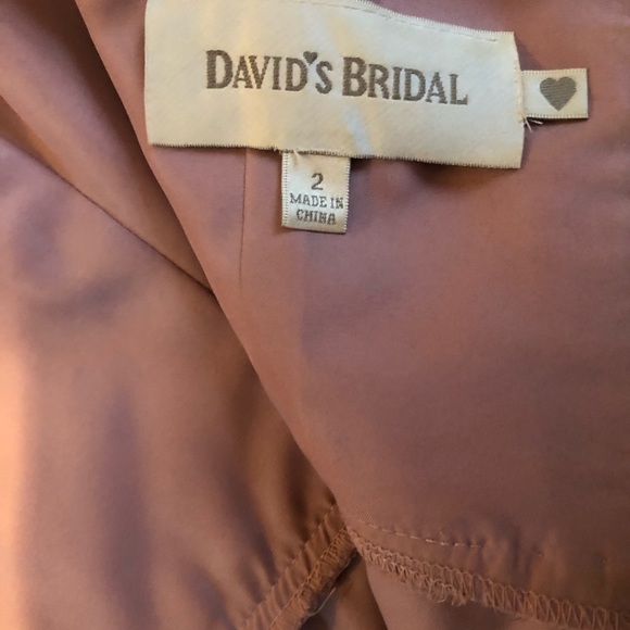 David’s Bridal Bridesmaid Dress - Picture 1 of 3